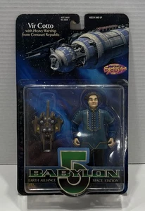 BABYLON 5 Action Figure VIR COTTO & Heavy Warship from Centauri Republic MOMC - Picture 1 of 6