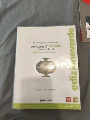 Percorsi di filosofia Storia E temi 1. Ediz. Verde  - Immagine 1 di 2