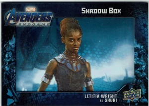 Marvel Avengers Endgame Shadow Box Chase Base Card SB-6 Letitia Wright as Shuri - Picture 1 of 2