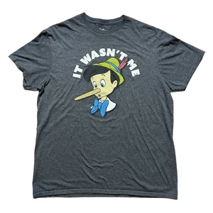 Disney Pinocchio T-Shirt Herren Größe Large It Wasn't Me Kurzarm Grafik Tee - Bild 1 von 7