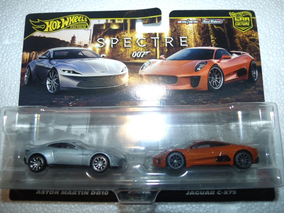 Paquete de 2 Hot Wheels 2025 Premium Car Culture Aston Martin DB10/Jaguar C-X75 muy buen estado Foto 1 de 1