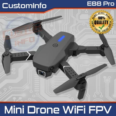 E88 Pro WiFi FPV 1080P Drohne mit HD Kamera Quadrocopter RC Faltbar 2025 - Bild 1 von 4