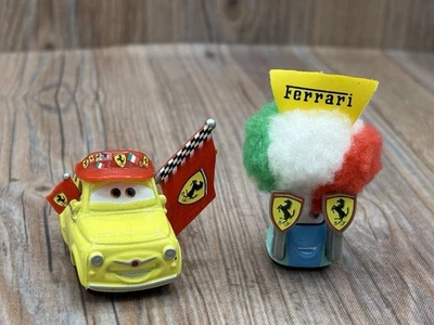 Disney Pixar Cars Supercharged Ferrari Fans Luigi and Guido movie moments series - Image 1 of 4