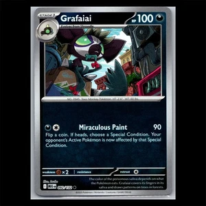 Grafaiai 092/132 Reverse Holo - Mega Evolution Pokemon Card - Picture 1 of 1