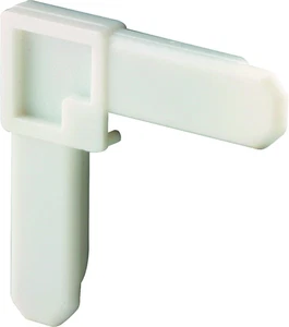 MP7729 Screen Frame Corner, 5/16 In. X 3/4 In., White Plastic (100 Pack) - Picture 1 of 12
