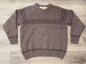Gaeltarra Ireland Men’s 100% Pure New Wool Fair Isle Sweater Ireland Sz 42 (M/L) - Picture 1 of 11