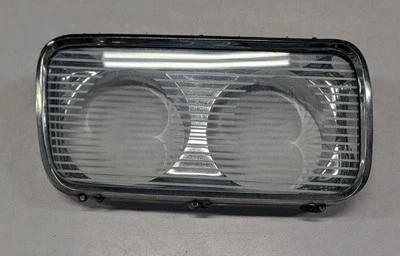 1965 66 Chrysler Imperial Bisel de faro cromado y lente de vidrio Lado del pasajero OEM Foto 1 de 4
