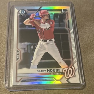 2021 Bowman Draft - Chrome Refractor #BDC-186 Brady House Nationals - Picture 1 of 1