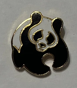 Cloisonné Enamel Panda Bear Lapel Push Pin Tie Tack - Picture 1 of 2