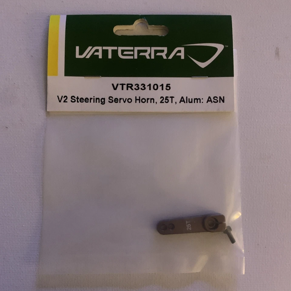 Vaterra V2 Steering Servo Horn Aluminum 25T ASN VTR331015 NEW - Image 1 of 2