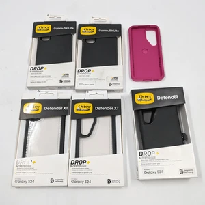 Otterbox Hard Cover Phone Cases for Samsung Galaxy S24 & A14 Dual Layer Lot of 6 - Picture 1 of 15