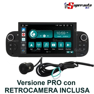 Jfsound JF-132FP-X9C-PRO autoradio car tablet 6.2" fit FIAT Panda 22-23 Android - Immagine 1 di 4