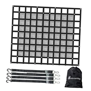 Surmountway Cargo Net for Pickup Truck Bed with Mesh(), Truck Bed 96" x 80" - Picture 1 of 7