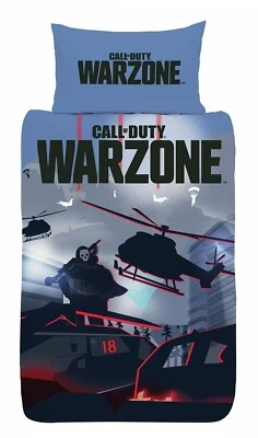Juego de ropa de cama reversible y funda de edredón individual Call of Duty Warzone Foto 1 de 3