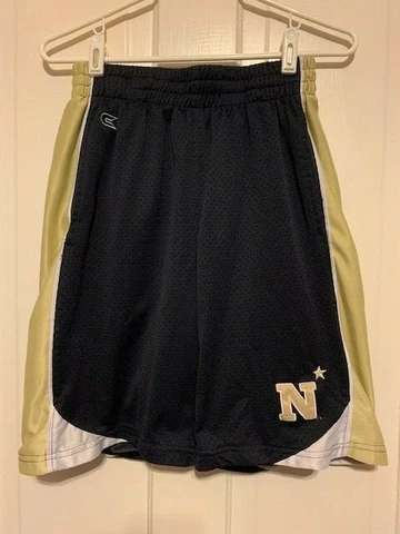 NAVY MIDSHIPMEN SIZE SMALL MESH BASKETBALL SHORTS Cover