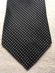 JONES NEW YORK MENS TIE BLACK AND WHITE 3.75 X 59 NWOT - Picture 1 of 4