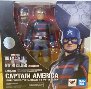 Bandai SH Figuarts The Falcon and Winter Soldier Captain America John F Walker - Picture 1 of 8