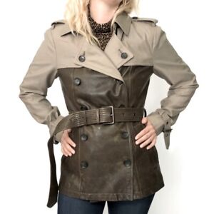 Coach 皮革外壳外套、夹克、背心风衣女| eBay