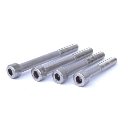 DRESSELHAUS Tornillos cilíndricos acero inoxidable V2A M5-M6 DIN 912 VA inoxidable hexágono interior b