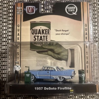 2024 M2 MACHINES 1957 DE SOTO FIREFLITE AUTO-FIGURES DIORAMA R04 - Image 1 of 4