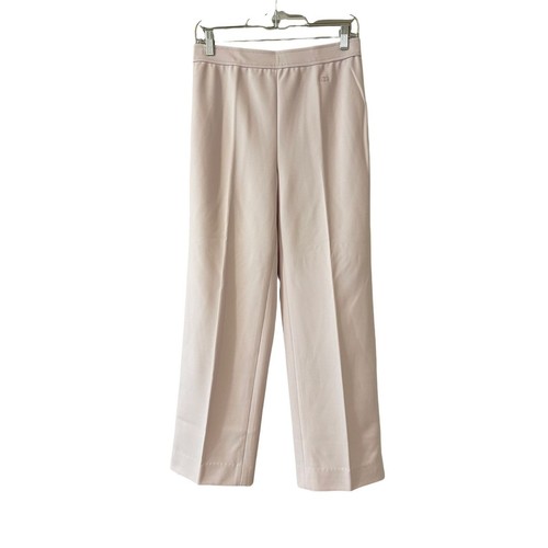 Pantalone donna Givenchy gamba larga taglia 10 pull on ufficio lavoro vintage