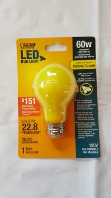 NIP Feit Electric LED Bug Light 60w Light bulb - Image 1 of 4