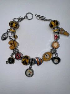 Pittsburgh Steelers CHARM BRACELET SUMMER charms football And Seasonal - Picture 1 of 6