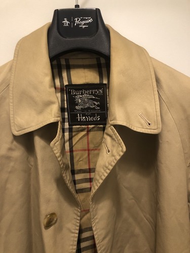 Trench Burberry vintage marrone chiaro