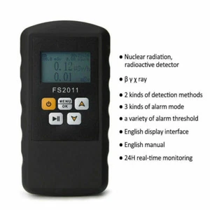 Rilevatore Radiazioni Nucleari Tubo Dosimetro Monitor Beta Gamma Xray Contatore Geiger - Foto 1 di 11