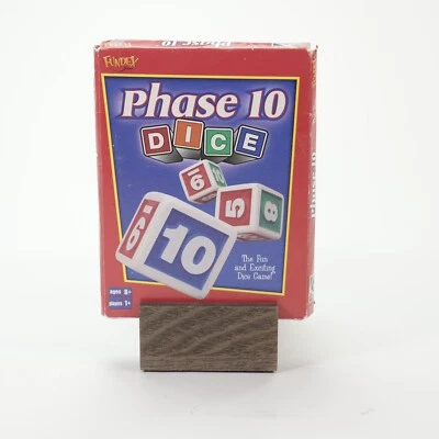Phase 10 Dice Game 1998 Boxed Complete With Dice, Rules,  Score Cards.  Complete - Image 1 of 4