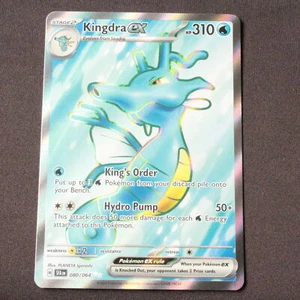 Pokemon SV: Shrouded Fable Ultra Raro Holofoil Kingdra ex 080/064 Casi Nuevo - Imagen 1 de 2