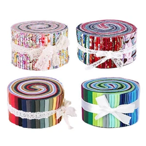 Cotton Fabric Strips DIY Precut Craft Fabric Cloth with Different Patterns - Picture 1 of 13