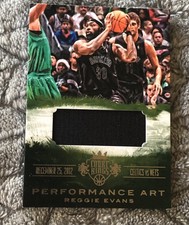 2013-14 Court Kings Performance Art Memorabilia #5 Reggie Evans Jersey /299 
