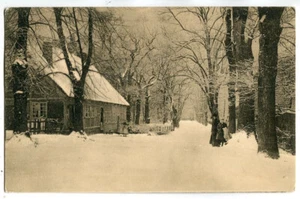 AK Hamburg-Wellingsbüttel,Dorfstraße im Winter,bei Wandsbek,Ohlsdorf um 1904 - Picture 1 of 2