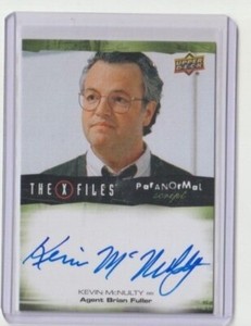 X-Files UFOs and Alien Edition Paranormal  Autograph Trading Card Kevin McNulty