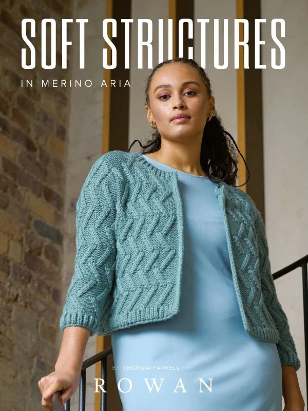 Rowan Soft Structures Merino Aria Knitting Pattern Book - Image 1 of 1