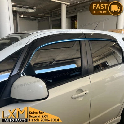Luxury WeatherShields 4pcs  weather shields for Suzuki SX4 Hatch 2006-2014 - Image 1 of 4