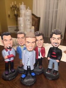 NSYNC Boy Band BOBBLEHEADS (5) Collectible 2001 VTG First Sub Justin Timberlake