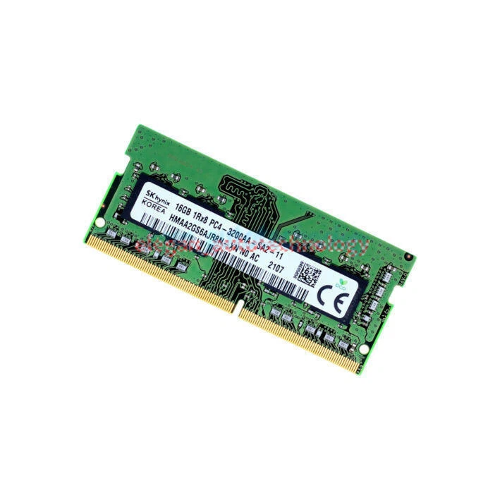 1PC New SK Hynix 16GB PC4-3200AA DDR4 3200MHz RAM HMAA2GS6AJR8N-XN - Image 1 of 1