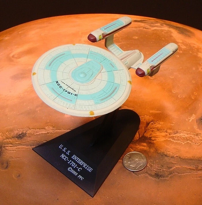 Furuta 2 Star Trek #13 USS Enterprise NCC-1701-C model Toy Model ST2_13 - Image 1 of 1