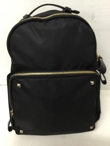 MMS Design Studio Nylon "Mason" Womans Backpack Black #BGS-4511 - Picture 1 of 7