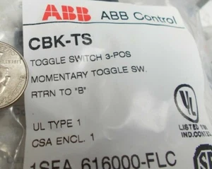 ABB CBK-TS Toggle Switch 3-Pos - Picture 1 of 2