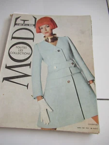 L'Art et la Mode FRENCH VOGUE-LIKE FASHION MAG Mar 1969 COURREGES Dior YSL RICCI - Picture 1 of 9
