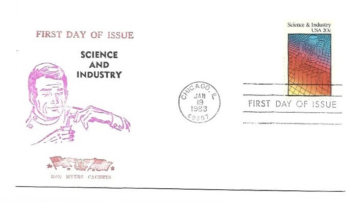 2031 Science & Industry, Ron Myers Cachets FDC - Image 1 of 1