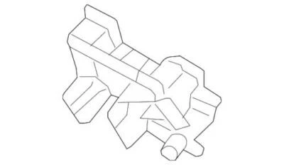 Conjunto de carcaça de coluna de direção genuíno Ford Flex 2010-2012 AA8Z-3F791-A - Imagem 1 de 2