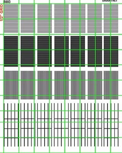 8003 DAVE'S DECALS 1:87 SCALE WINDOW BLINDS DECAL SET 3/8"X3/4" AND 3/8"X1" SIZE - Picture 1 of 3