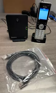 Yealink Cordless W56H IP DECT Handset with One W60B Base Station & Power Supply - Picture 1 of 10