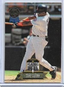 TONY GWYNN (SAN DIEGO PADRES) - 1993 LEAF "HEADING FOR THE HALL" INSERT CARD 