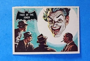 1966 TOPPS BATMAN BLACK BAT #9 FACE OF THE JOKER EX - Picture 1 of 2