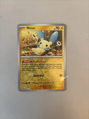 Minun 061/182 SV04: Paradox Rift Reverse Holo - Image 1 of 2